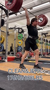 🔥 176KG / 388LB Clean & Jerk by Rogue Athlete Hampton Morris. Shop the Rogue Pyrros Bar: https://www.roguefitness.com/rogue-pyrros-bar-28mm-stainless-steel | Rogue Fitness