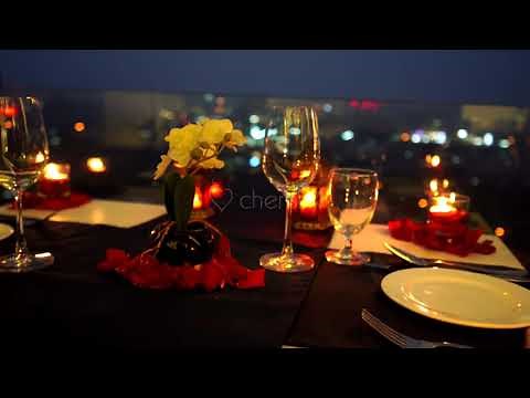 A Breathtaking Romantic Candlelight Dinner with a Balcony View on 16th Floor😍 Yes, in Delhi!!