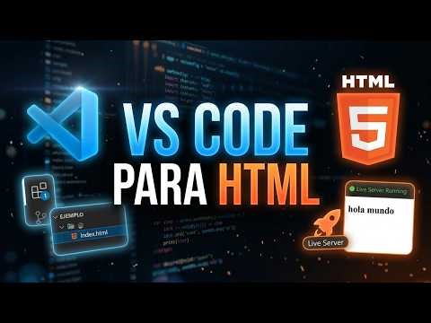 Cómo usar Visual Studio Code para HTML paso a paso