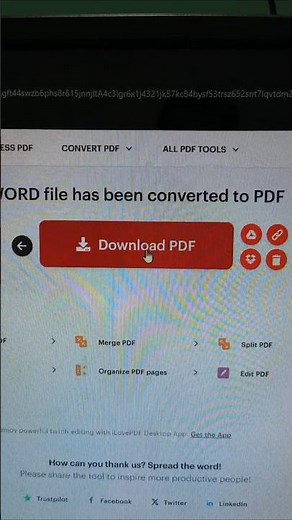 How to Convert Word to PDF for FREE | iLovePDF Tutorial 📄 #convertpdf #ilovepdf #pdf #pdfelement