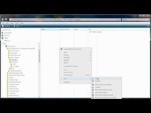 Creating A Folder Structure