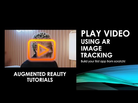 Unity AR Foundation Image Tracking to play Video