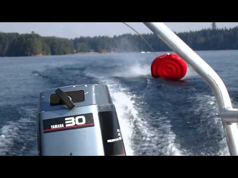 Overpowered 12 foot aluminum boat