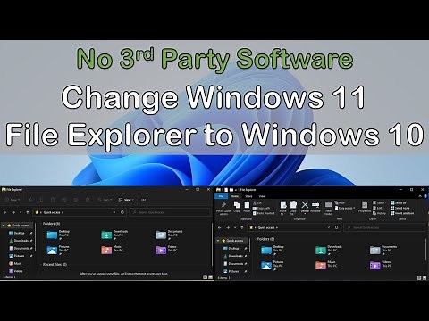 Change Windows 11 File Explorer Layout to Windows 10