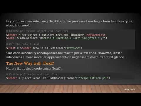 Simplifying Form Fields Reading When Upgrading from iTextSharp to iText7