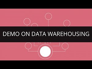 Demo on Data Warehousing | Data Warehouse Concepts | Data Warehouse Tutorial | Edureka
