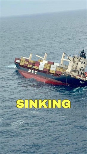 Salvage and wreck | 📢 BREAKING: CONTAINER SHIP MSC ELSA 3 SINKS OFF KOCHI COAST 🚢🌊 🗓️ Date: Saturday, May 24 A major maritime incident unfolded 38 nautical... | Instagram