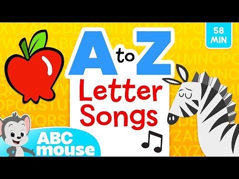 🎵 ABCmouse Alphabet Songs A to Z | 58-Minute Preschool Music Compilation for TV | Learn the ABCs! 🎶