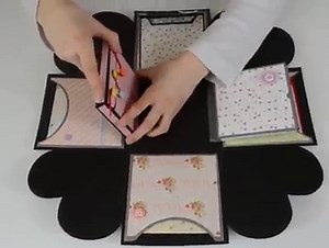 How to make an Exploding Box Card! By: DIY Paper Crafts - Giulia's Art | MetDaan DIY