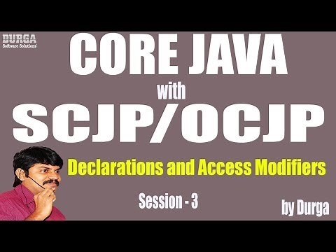 Core Java With OCJP/SCJP: Declarations and Access Modifiers Part-3 || static import