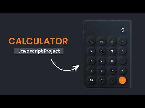 How to Build a Calculator with HTML, CSS & JavaScript: Step-by-Step Beginner’s Guide (Full Tutorial)