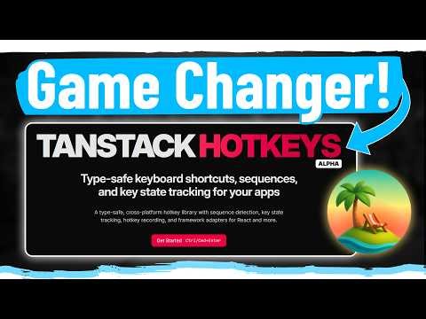 NEW Tanstack Hotkeys Library is Amazing
