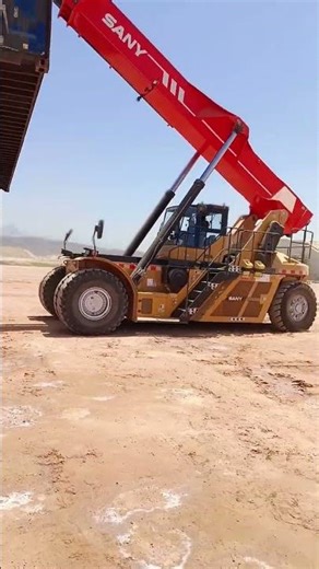 MSC Container Vessel Loading & Unloading | World's Biggest Container Ship 🚢 #shorts