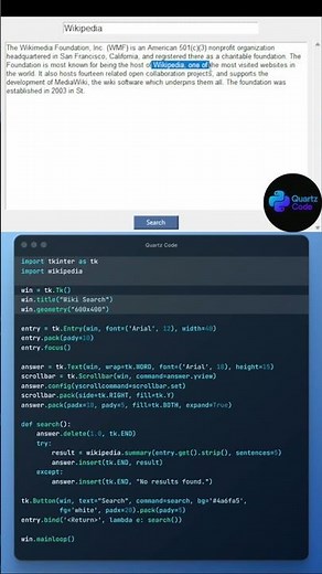 Wikipedia in Python ✨ (Creative Coding)