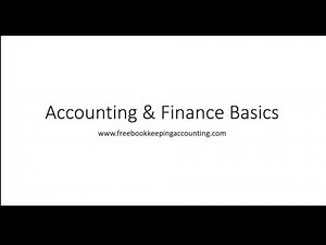 Finance & Accounting Basics