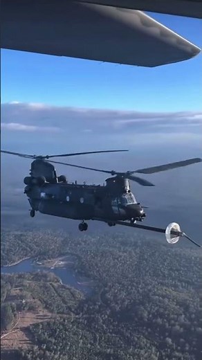 How planes refuel helicopters in mid-air 😱 from Fact Pulse #facts