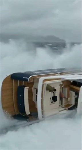 Yacht Almost TIPS OVER Attempting Sharp High-Speed Turn!