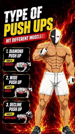 Best Push Ups For Every Muscle 🔥💪