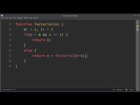 How to Make a Factorial Function in JavaScript by using Recursion