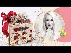 How to make an exploding box for wedding - DIY explosion box - wedding exploding box