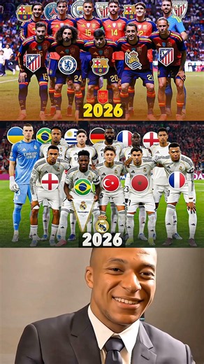 Spain’s WC2026 XI : 0 Real Madrid Player.. ❌ Real Madrid’s 25/26 XI : 0 Spanish Players..🤯⚽