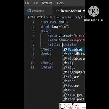 How to Run HTML Code in Visual Studio Code Write Your First HTML Program HTML Beginner Tutorial