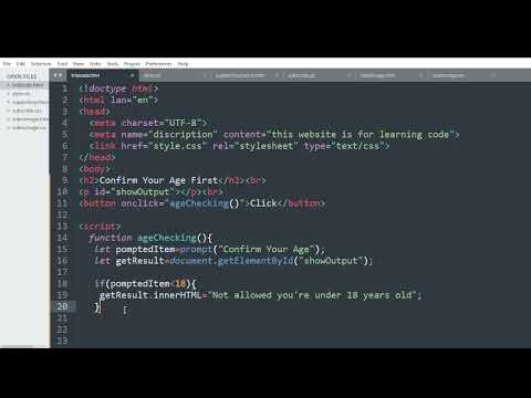 Javascript Tutorial | How to create Prompt in Website | Prompt in JS | Swahili / Kiswahili