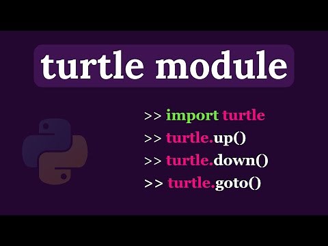 Python Turtle Graphics - goto Method | up and down Method | Draw Shapes In Any Position