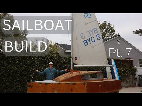 Building A Sailboat From SCRATCH | Ep.7 - Mast and Boom Rigging