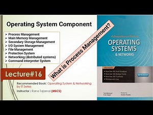 What is Process Management | Operating System Components | Operating system for beginners | #os