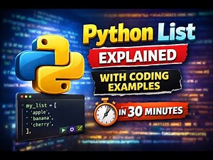 Python List Explained With Coding Examples In 30 Minutes