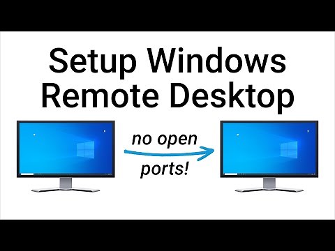Setup Windows Remote Desktop with RDP