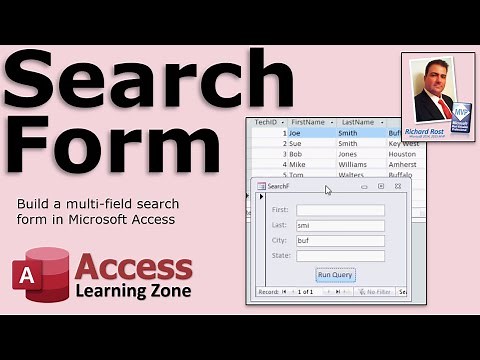 Microsoft Access Multi-Field Search Form