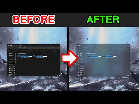 Make Windows File Explorer Look Modern (Blur + Mica)