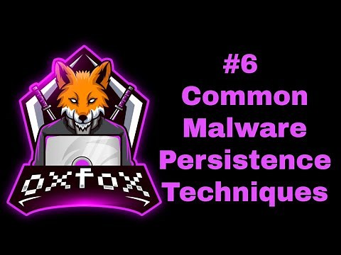 #6 Common Malware Persistence Techniques