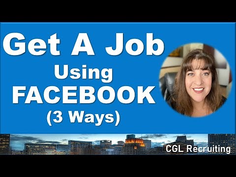 How To Get A Job Using Facebook (3 Ways) - The Best Strategies for 2020
