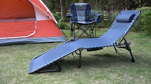 Watch ALPHA CAMP 5-position foldable camping cot on Amazon Live