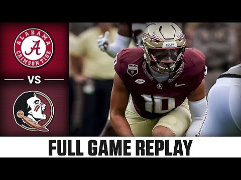 Alabama vs. Florida State Full Game Replay | 2025 ACC Football