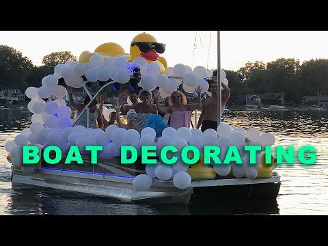PONTOON BOAT DECORATING | Boat Parade IDEAS | Tips & Tricks