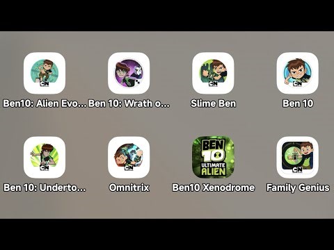 Ben 10 Android Games: Super Slime Ben,Up to Speed,Ben 10 Omniverse Undertown Chase,Alien Evolution