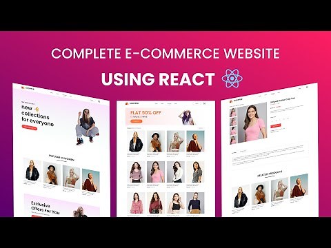 How To Create Complete Ecommerce Website Using React JS Step by Step Tutorial