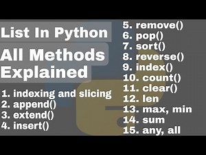 Python List and List Functions | Python Tutorial for Beginners