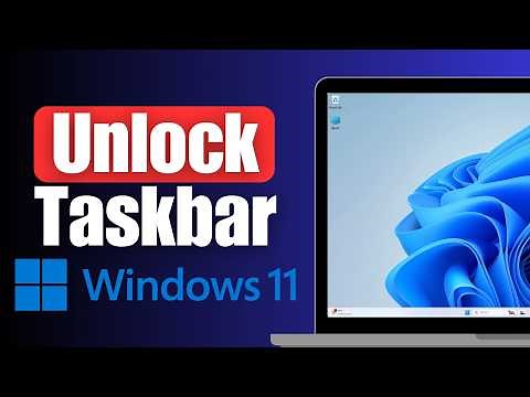 How to Unlock Taskbar Windows 11 (Autohide)