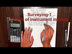 Height of instrument/ collimation method | surveying-1 #surveying #civilengineering