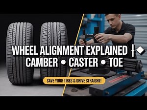 Understanding the Wheel Alignment Process Camber, Caster, Toe Angles, and Their Effects #automotive
