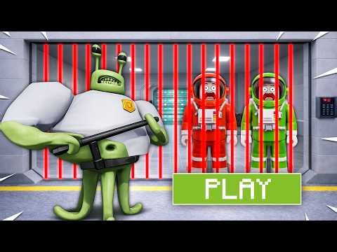 MIKEY AND JJ ESCAPE FROM ALIEN PRISON ROBLOX OBBY