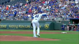 Rizzo's leadoff infield single