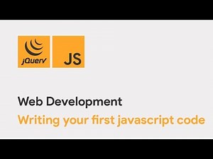 Writing your first javascript code - Master JavaScript & jQuery-Web Development