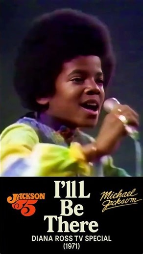 🌟 Michael Jackson – “I’ll Be There” Live | Diana Ross TV Special (1971) | Young MJ Magic ✨ #shorts