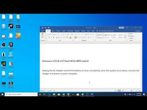 Alienware m15 & m17 Stuck While BIOS Update